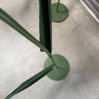 thumb_Set of 3 White Giant Poppies on Stands