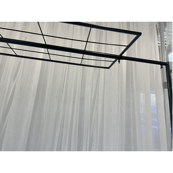 thumb_1.8m Black Floral Table Bridge/Arch