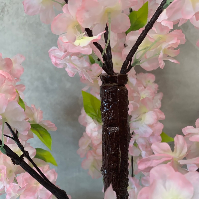 125cm Pink Artificial Cherry Blossom (Sakura) Tree  - Potted