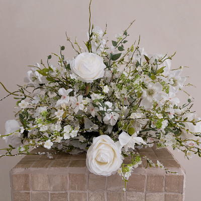thumb_60cm White Dreamy Meadow Flower Ball Arrangement