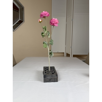 thumb_52cm Artificial 3 Head Ranunculus Flower Spray – Fuchsia Pink