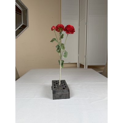 thumb_52cm Artificial 3 Head Ranunculus Flower Spray – Red