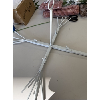 thumb_4 arm Hanging Floral Support Frame - Umberlla Style  (Flowers Not Included)