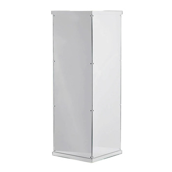 thumb_FACTORY SECONDS Set of 3 - Silver Mirrored Acrylic Pedestal Risers/Flower Stands
