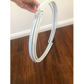 thumb_60cm Dia Large SILVER Hanging Globe Sphere - Hanging Ceiling/Arch Floral Frame