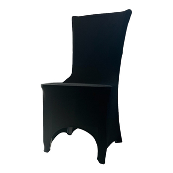 thumb_Lycra Chair Cover (190gsm) Elastic Foot Pocket - Black