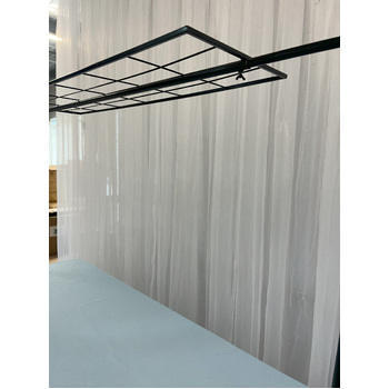 thumb_1.8m Black Floral Table Bridge/Arch