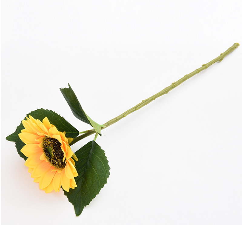 60cm Single Stem Sunflower - Yellow