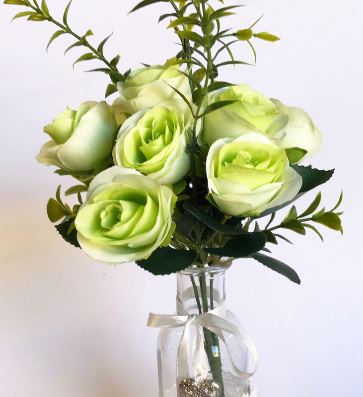 Filler Rose Flowers Green