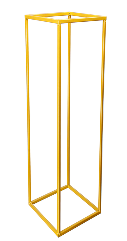 5pk - 100cm Tall - Gold Metal Flower/Centerpiece Stands