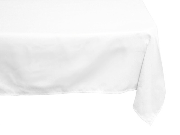 Tablecloth 120inch (305cm) Square - White
