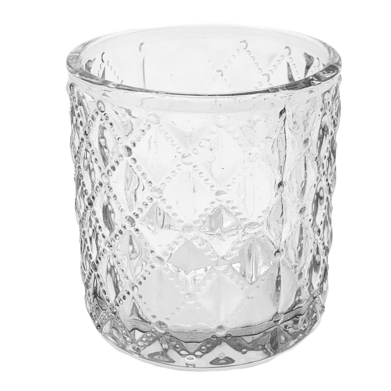 7cm Clear Tea Light/Votive Candle Holder