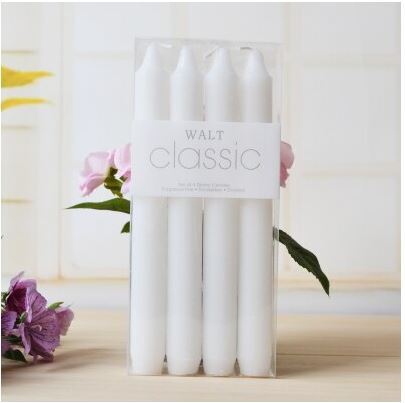 Ivory/Cream Taper Candle - 4pk