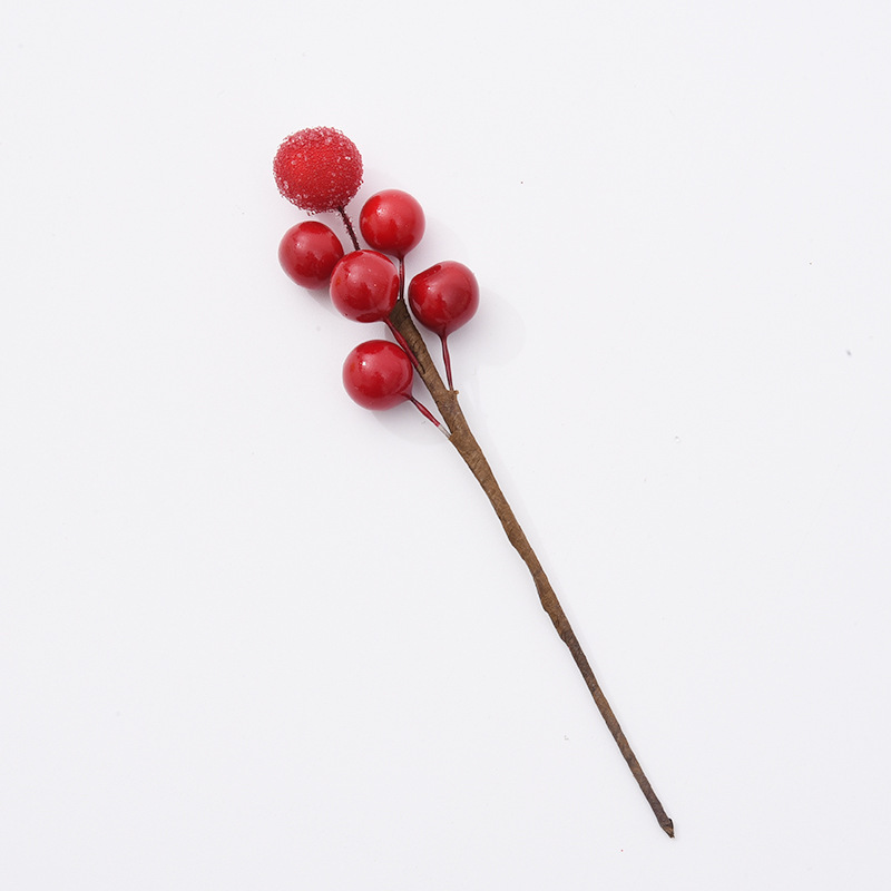 15cm - Red Christmas Berry Pick 