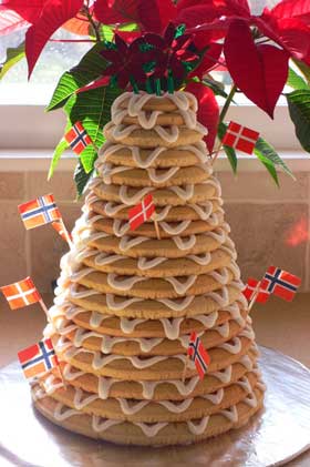 Kransekakae Wedding Cake