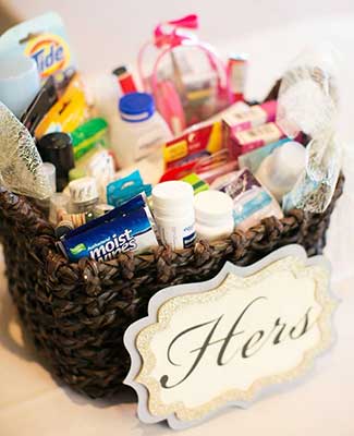 Ladies Restroom Basket