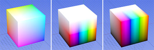 RGB HSL HSV Comparison