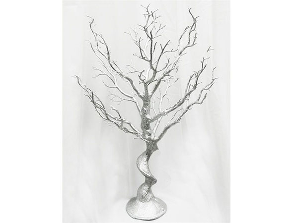 black gold sliver artificial manzanita tree for wedding table