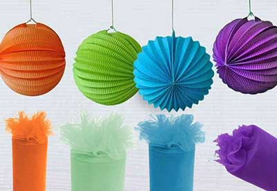 Tulle and Lanterns Tulle and Lanterns