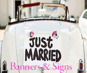 Wedding Banners & Signs