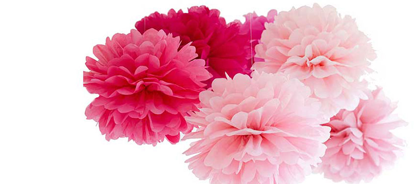 Paper Pompom & Lanterns