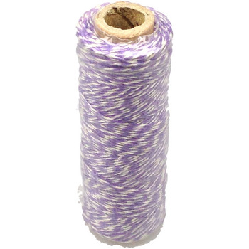 thumb_12ply Bakers Twine 100yd - White and Purple