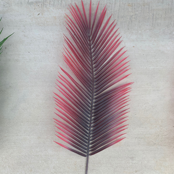 thumb_92cm Large Palm Frond Leaf - 4 Colours Available [colours: Burgundy]
