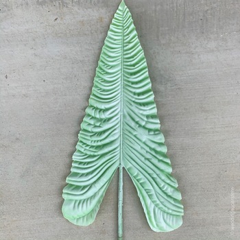 106cm Giant Calla Lily Leaf - Light Green