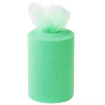 6inch x 100yd Quality Tulle Roll - Mint