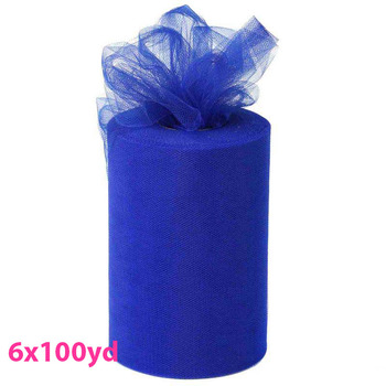 6inch x 100yd Quality Tulle Roll - Royal