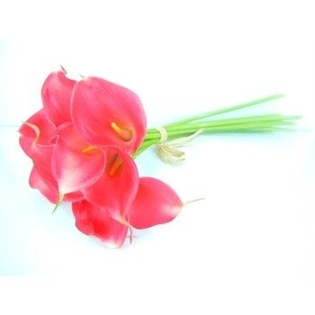 Calla Lily bouquet Mini - 14inch - Dark Pink