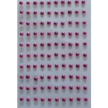 3mm Stick On-Pearls - Purple