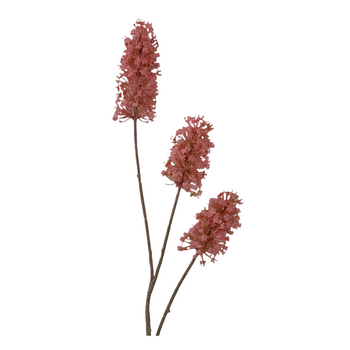 85cm Flowering Reed - 3 Head -  Pink
