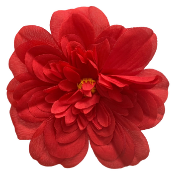 14cm Dahlia Flower Head - Red