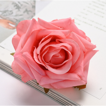 6cm Rose Flower Head - Pink