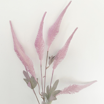 70cm - 6 Head Grass/Reed Flower Stem - Lavender