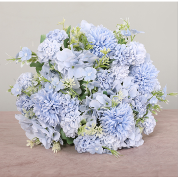 Blue Mixed Hydrangea/Carnation - Filler Bunch