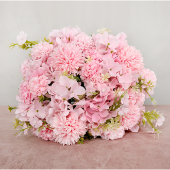 Pink Mixed Hydrangea/Carnation - Filler Bunch