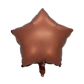 45cm Brown Foil Star Balloon