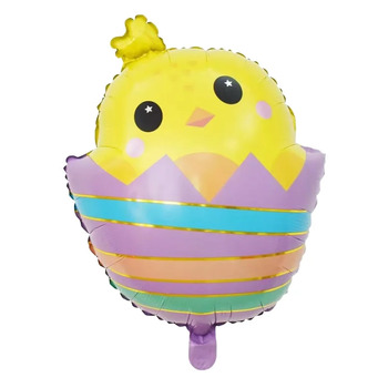 Easter Chick in Egg Foil Balloon