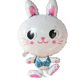 Easter Foil Bunny Balloon - Style 2