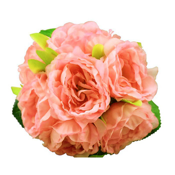 Peony Bouquet Soft Pink  - Large Open Flower