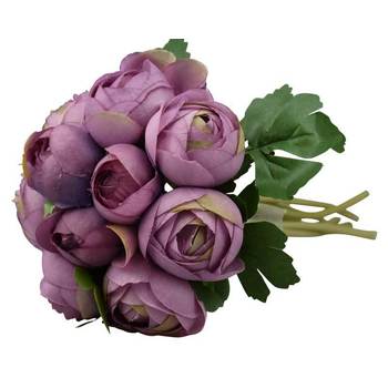 Closed Peony Bouquet Lilac