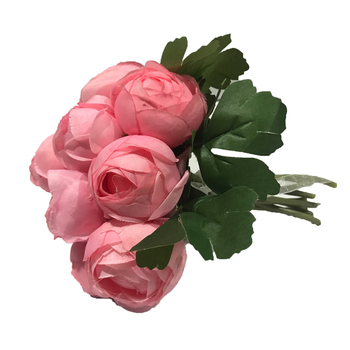Closed Peony Bouquet Pink