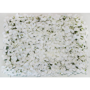 Hydrangea Flower Wall White  40x60cm