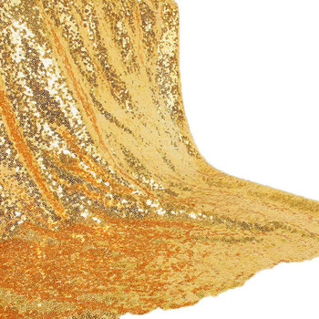1.25mx3m Bright Gold Sequin Backdrop Curtain 