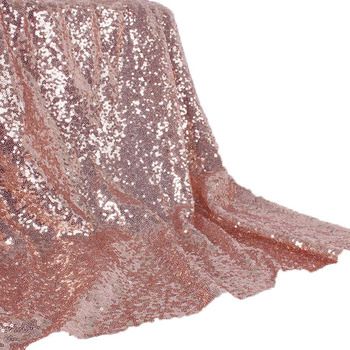 1.25mx3m Rose Gold Sequin Backdrop Panel Curtain