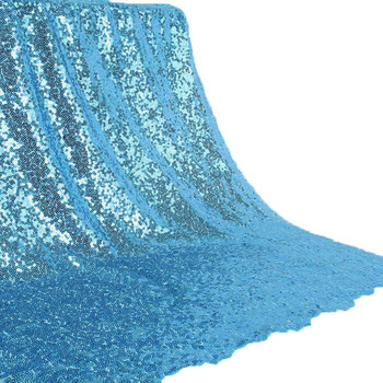 1.25mx3m Turquoise Sequin Backdrop Panel Curtain