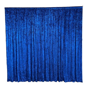 3x3m - Royal Crushed Velvet Wedding Backdrop Curtain