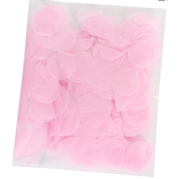 Pink -10gm Bag of Large Confetti - Balloons & Wedding